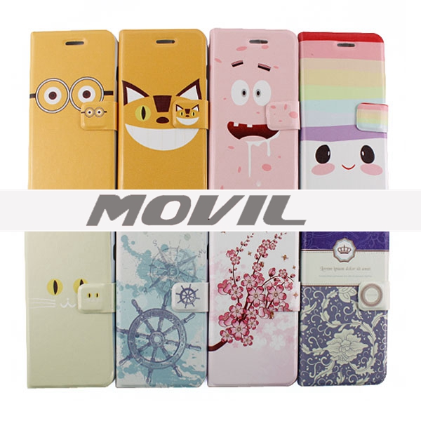 NP-2214 Tapa de cuero funda para Apple iPhone 6-9